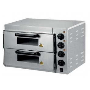 Electric pizza oven with two cooking chambers Model EP1 + 1 Power: kW 3