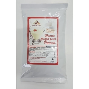 Semi-finished product of the highest quality/Cold cream mousse already sweetened for slush machines Packs of gr 900 in cartons of 15 bags Model 684