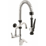 ONE HOLE PRE-RINSE UNIT MIXER WITH SWINGING "C" SPOUT Ø18X200 MM, MINI VERSION MNL Model ERAMINI240