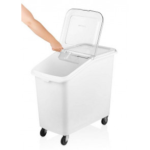 Polypropylene ingredient bins with wheels KAR Model TRPP82