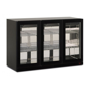 Ventilated wall cooler for drinks Model COLDWALL300BLK