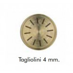 Trafila opzionale Tagliolini 4 mm Omra per torchietti pasta manuali
