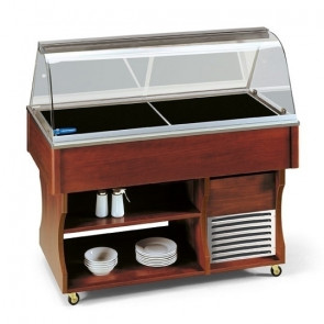 Hot Buffet display island display with ceramic-glass hobs Model MULTISERVICE 4 HOT Power W 3200