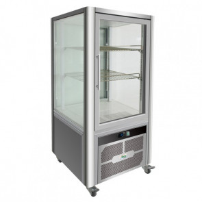 Refrigerated display Model G-VGP200R 4 glass sides Ventilated refrigeration