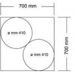 Pizza Oven Model VESUVIO 70x70 Digital Electric