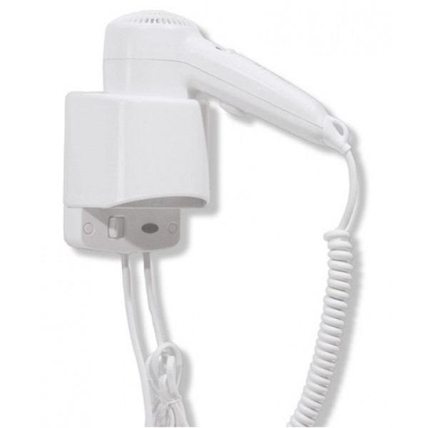 Hairdryer Electric MDC Abs White wall mount with top connection and selection for 2 speeds Absorption Motor: 40 W Model SC0020