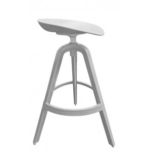 Outdoor stool TESR Polypropylene frame and seat, swivel seat Model 1897-DH04