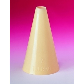 Polypropylene Nozzles for decoration, round hole Large h 6 cm Model 507-0