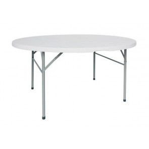 Indoor table TESR Foldable powder coated metal frame Polyethylene foldable top Model 985-Z154