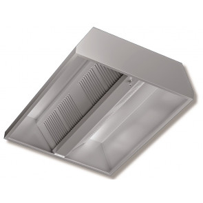 Central hood Stainless Steel Aisi 430 satin scotch-brite RP Model DSC1330