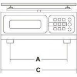 Scale Model MINNEAPOLIS 40 / 5-10 Inox Max weight 40 KG division  5 - 10 g
