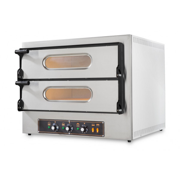 Electric pizza oven RI 2 cooking chambers Model KUBE2