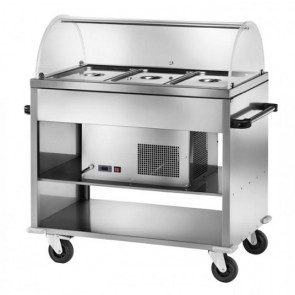 Stainless steel refrigerated trolley Model CAR2780