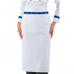 Chef apron Rondin IC 100% cotton White with Euro logo cord Model 114499