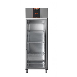 Refrigerated cabinet tropicalized Model AF07PKPLUSMTNPV Stainless steel positive temperature GN 2/1 with glass door