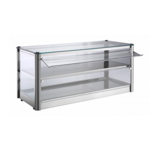 Neutral countertop display TP Model KB82N stainless steel metal sheet