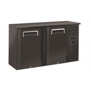 Refrigerated back bar cabinet for drinks Model QB200 Hinged doors