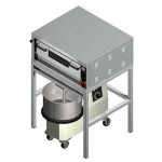 Pizza oven Model VESUVIO 105x70 Digital Electric