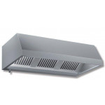 Wall-mounted hood stainless steel aisi 430 satin scotch-brite RP Model DSP11/22