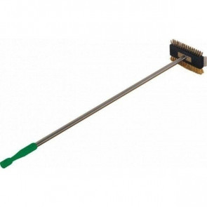 Double brush Model AV4971 brass and stainless steel scraper