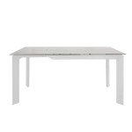 Indoor table TESR Powder coated metal frame, 11,5 mm tempered glass-ceramic top and extention Model 1466-73DTM