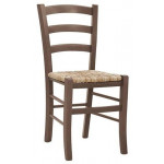 Indoor chair TESR Beech wood frame Straw seat Model 1037-G03