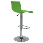 Indoor stool TESR Chromed metal frame Polypropylene shell Model 933-K08