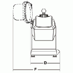 Vegetable/Mozzarella cutter Model TM Inox Aluminum alloy and S/S construction Discs Excluded r.p.m. disc 300