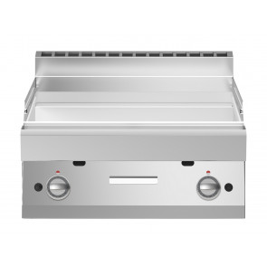 Gas fry top Chromed smooth plate MDLR Model F7070FTGCLT