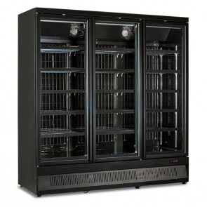 Refrigerated multideck Kli Model MR188TN3 BLACK 3 doors positive temperature