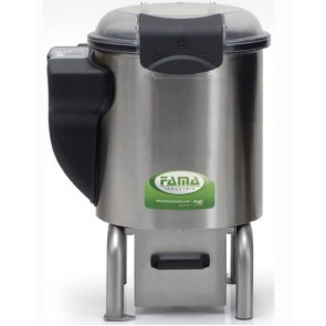 Potato peeler Model FP107 Over-the-counter with waste filter drawer Three-phase Loading capacity 5 Kg Hourly production Kg 150