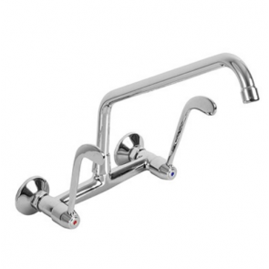 Two holes wall mounted tap - swinging "C" spout L30cm MNL Model R0102010247