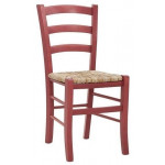 Indoor chair TESR Beech wood frame Straw seat Model 1037-G03