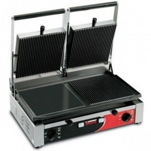 Electric panini grill Double With Smooth Striped surfaces Model PDMLR Power Watt 3000