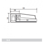 Static Refrigerated Showcase Ideal for Displaying Fresh Food Zoin Model VR RS100PSSG Self Service Static  Refrigeration built-in group