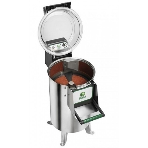 Potato peeler Model PPN10M Loading capacity 10KG Hourly production  kg/h 120 Power hp 1