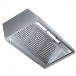 Wall-mounted hood stainless steel aisi 430 satin scotch-brite RP Model DSP14/18