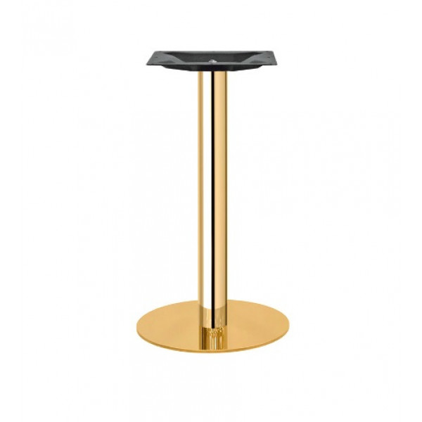 Indoor base TESR Stainless steel frame, gold effect, adjustable feet Model 1646-EG2
