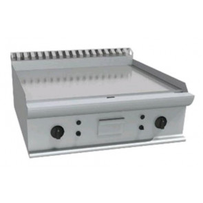Countertop electric fry top CI Model RisFry019 2 cooking zones SMOOTH PLATE Power kW 10,8