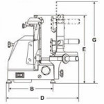 Vertical slicer Model MIRRA 250 C VAS B.S.