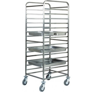 Pans trolley Model CA1476 for restaurant GN 2/1