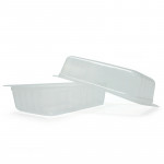 Vaschette in polipropilene 192 x 136 x 40 mm - 0.75 l (1260 u.) per sigillatrice TS-150