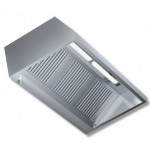 Wall-mounted hood stainless steel aisi 430 satin scotch-brite RP Model DSP11/28