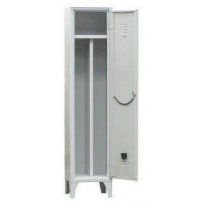 Changing room locker FAS Clean/Dirty partition made of steel sheet Thickness 6/10 N.1 Compartment N.1 Hinged door Top shelf Umbrella holder Card holder Model H040Q1801A
