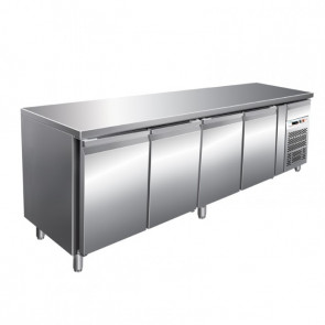 Refrigerated gastronomy counter four doors Model GN4100BT GN1/1 ventilated