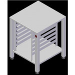 Electric convection oven for bakery and pastry Model EKF423N Capacity 4 trays cm 42,9x 34,5 Power Kw 2,8 Drop down door