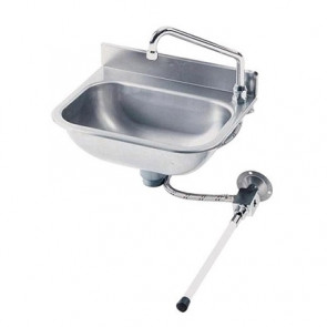 Stainless steel wall hand washer MR Lever control Model MLECO