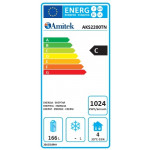 Ventilated refrigerated counter Model AK2204TN GN1/1 with splashback