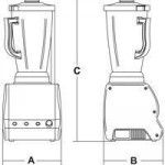 Blender Model ORIONE FIVE Speed variator Motor:r.p.m. 8.000÷16.000