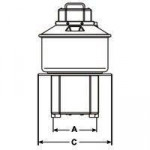 Spiral pizza mixer Lifting head Model HERCULES 20 TA Dough capacity 18 kg